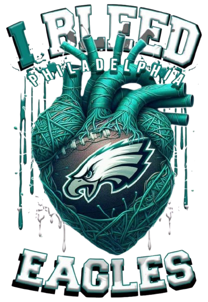 Philadelphia Eagles Blutendes Herz