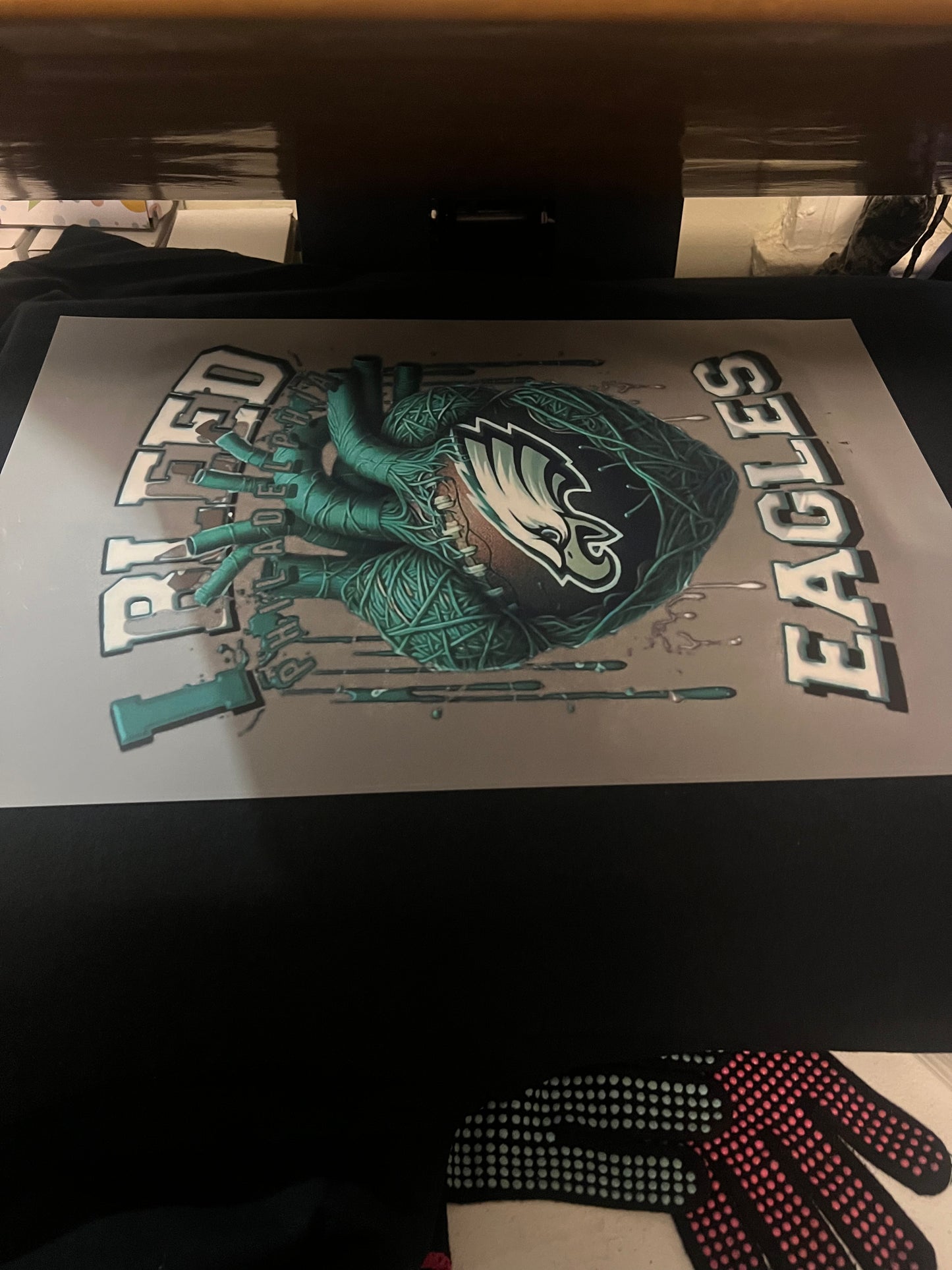 Philadelphia Eagles Blutendes Herz