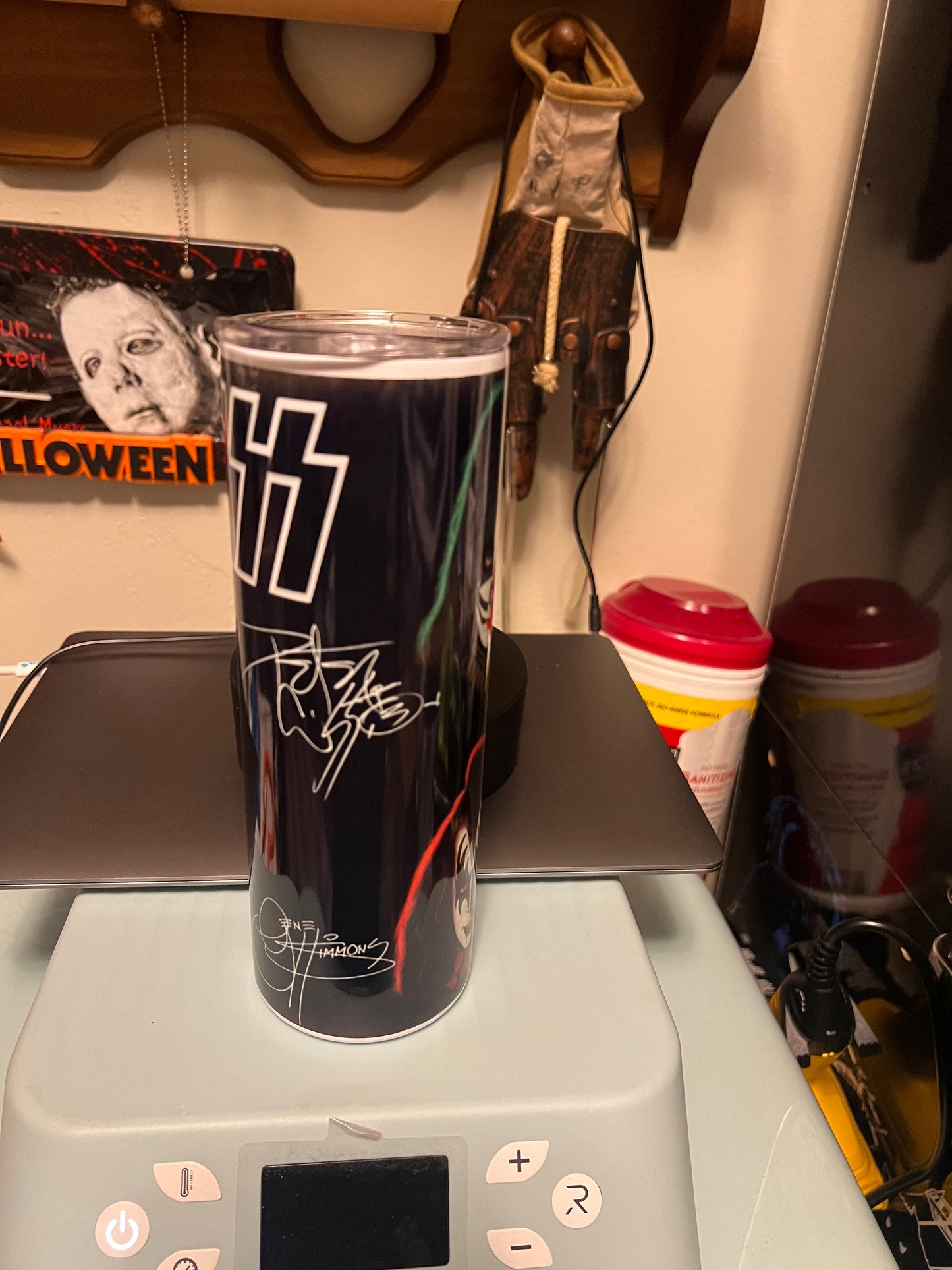 Kiss Autographed reproduction 20oz tumbler