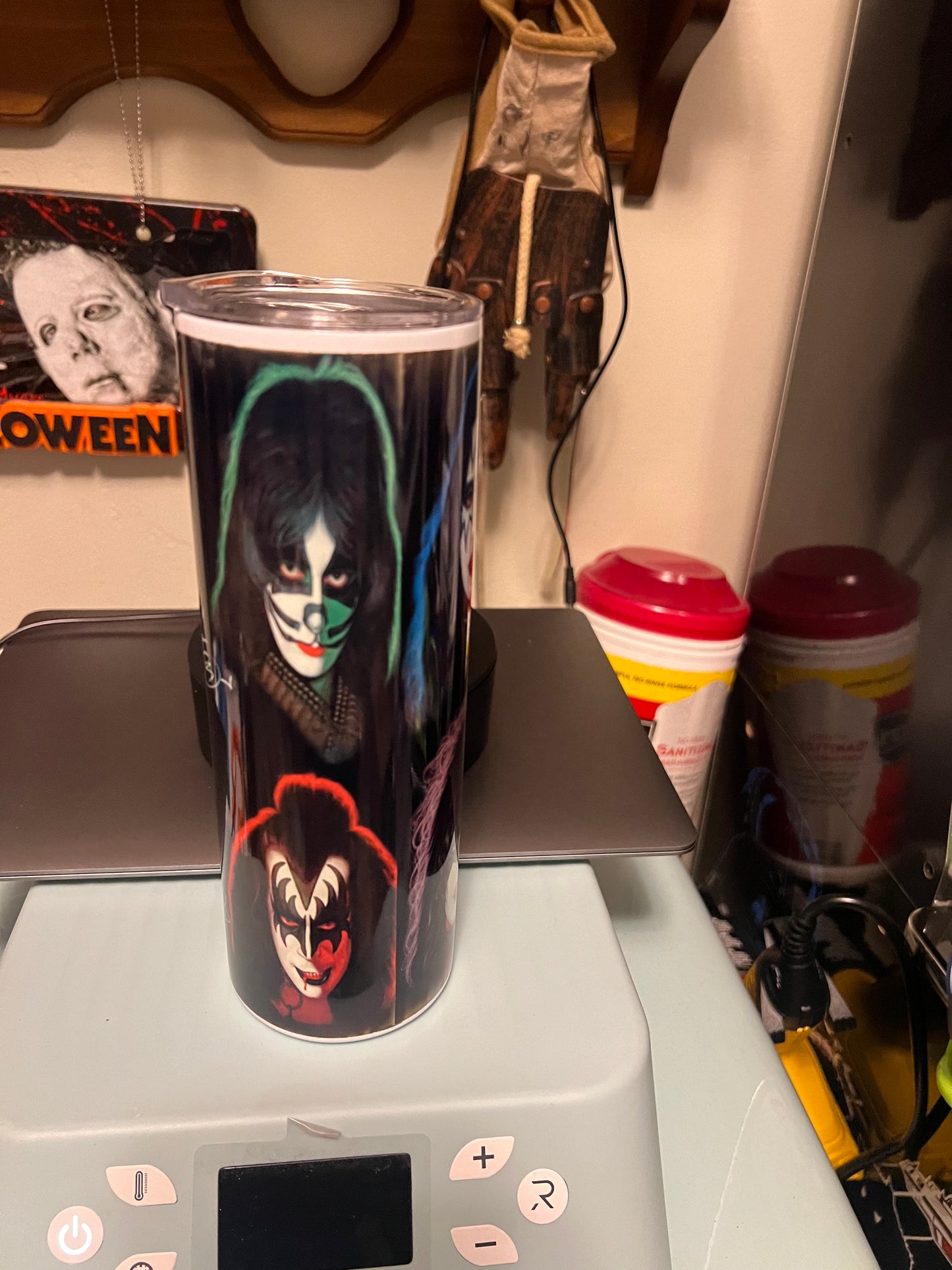 Kiss Autographed reproduction 20oz tumbler