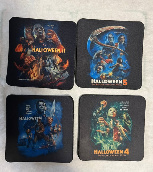 Halloween 4 pc Coaster set