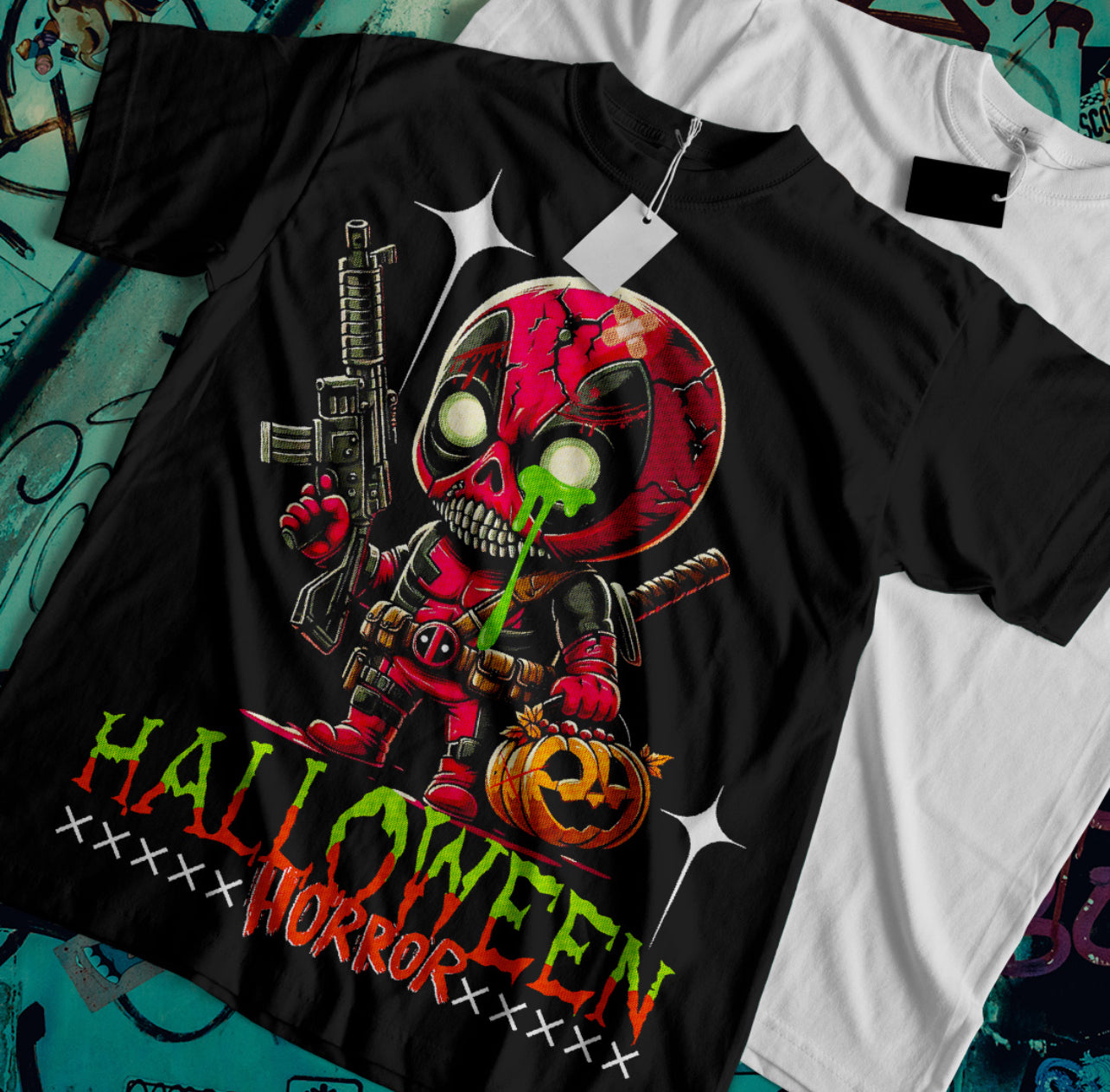 Deadpool zombie shirt