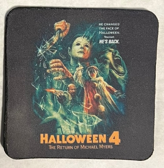 Halloween 4 pc Coaster set