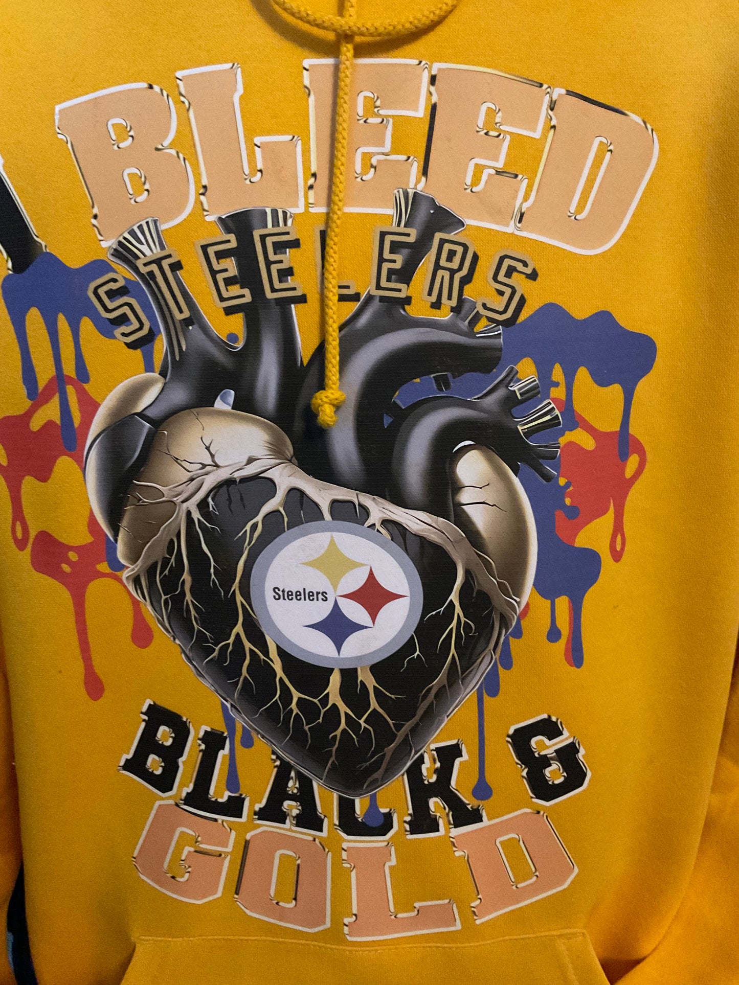 Pittsburg Steelers Bleeding Heart Hoodie