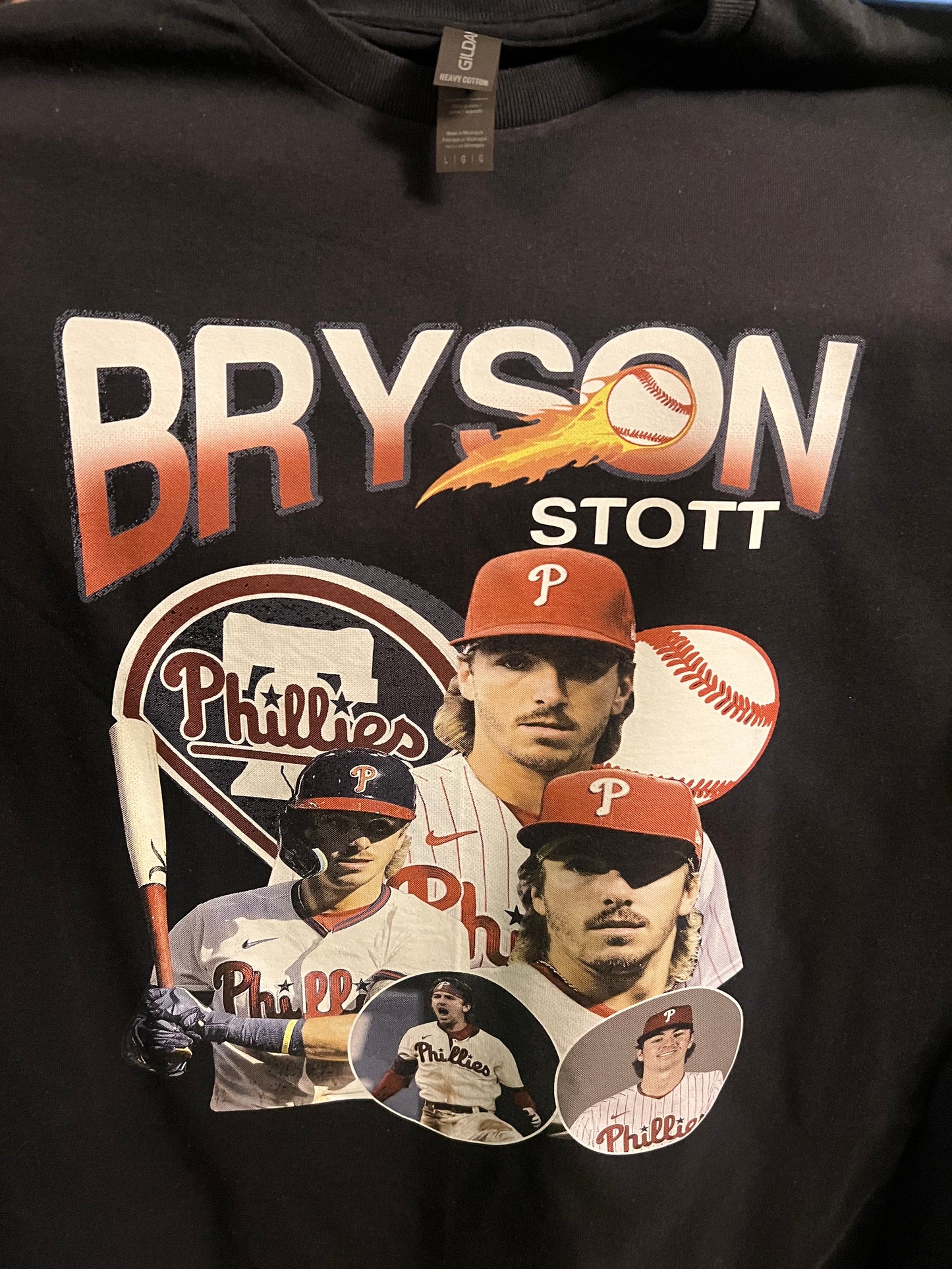 Camiseta de Bryson Stott de los Filis de Filadelfia