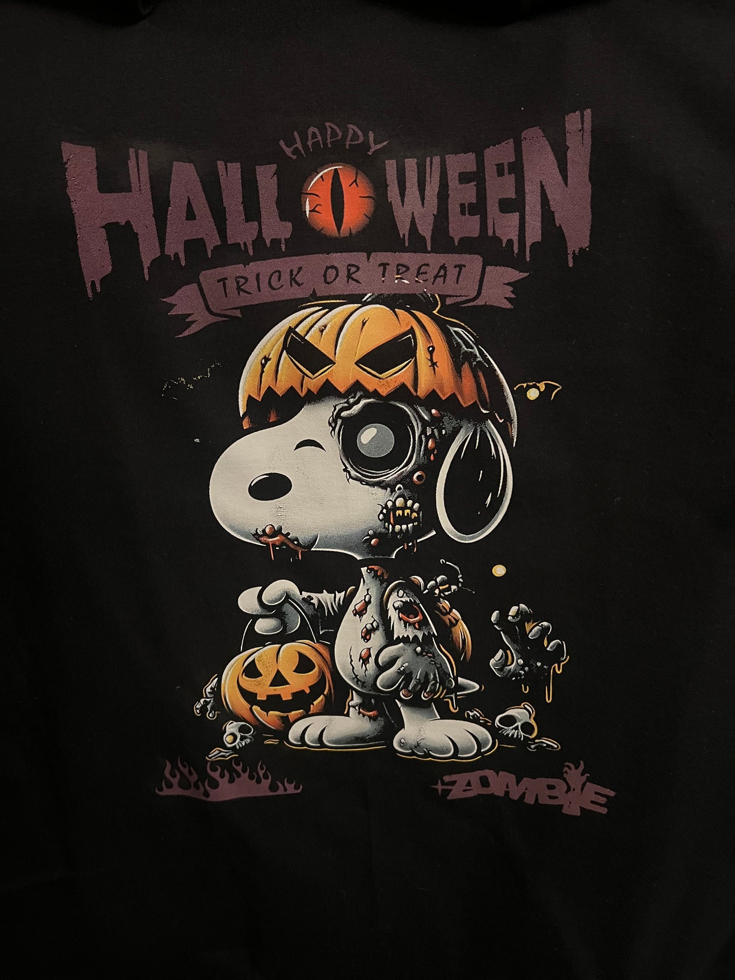 Camiseta de Snoopy Zombie